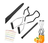 Set da 4 pezzi, pinza per conserve, vassoio da cucina multifunzione e leva-ciotole, adatto per il set di avviamento per conserve, protezione dalla scottatura per la cucina, accessori per conserve