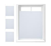 Set da 4 tende plissettate 90x130 cm Tendine per finestre Tenda semitrasparente