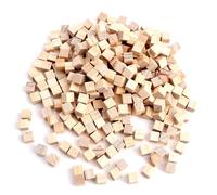 Set da 400 Cubi in Legno da Decorare 1x1x1 cm, Cubi di Legnoai Naturale Grezzo per DIY, Arte, Artigianato, Puzzle, Giochi Educativi, Cubo Legno Fai da Te Multifunzionali per Creatività senza Limiti