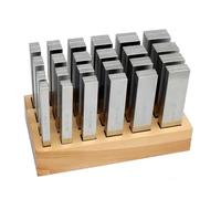 Set da 48 blocchi di riscontro paralleli in lega di acciaio for tornio, 150 mm, affidabili blocchi di riscontro grigi in metallo temprato