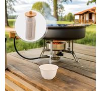 Set da 48 mini tazze da tè in paglia di grano, riutilizzabili, infrangibili,