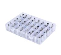 Set da 48 pezzi in acciaio inossidabile for decorare torte, con ugelli for fagioli solubili a forma di rosa e pesca, utensili forno for uso domestico in pasticceria Consigli di pasticceria