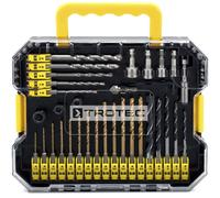 Set da 49 pezzi con punte per avvitatore e trapano e bussole esagonali
