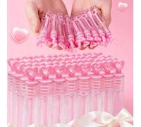 Set da 5/12/20/30 pezzi di bacchette per bolle a forma di cuore - ideali per occasioni romantiche, omaggi per feste e regali - adatti per matrimoni, addii al nubilato, compleanni, anniversari e celebr