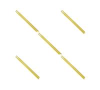 Set da 5 2 bacchette in nylon per ritmo e percussione, per l'apprendimento delle percussioni, strumenti musicali, professionali, giallo