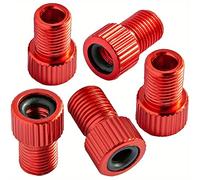 Set da 5 adattatori per valvole e Schrader - Gonfiaggio facile delle gomme con una pompa un compressore d'aria - Accessori essenziali per la riparazione della bicicletta