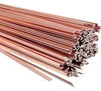 Set da 5 bacchette for saldatura in ottone piatto - 1 mm, 1,5 mm, 2 mm, 2,5 mm, filo for saldatura con elettrodo in rame fosforoso da 1,2 x 3,2 mm(1.5mm)