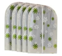 Set da 5 Custodie per Cappotti da Appendere, Custodie per Abiti, Impermeabili e Antipolvere, Adatte per Armadi o Grucce(60x120cm/24x47in)
