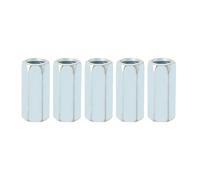 Set Da 5 Distanziatori Con Dadi Esagonali A Manicotto M12x40, Dadi Di Accoppiamento Esagonali In Acciaio Al Carbonio Zincato, Dadi Per Aste Lunghe Ad Alta Resistenza Per Applicazio (Opposite side 17)