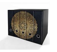 Set da 5 raccoglitori ad anelli MANDALA ORO - Faldoni SHAREPRINTING (H31 con 2 anelli)