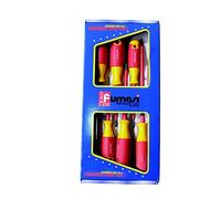 Set da 6 cacciaviti Fumasi viti tipo Phillips e taglio giraviti isolati 1000 V