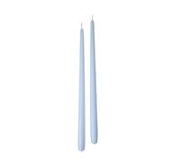 Set da 6 Candele Coniche - diametro 2,2 cm; altezza 40 cm - Linea Risthò- Dusty Blue