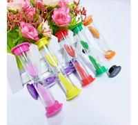 Set da 6 clessidre da 30 secondi, 1, 2, 3, 5 e 10 minuti, giocattolo da scrivania creativo, regalo per adolescenti, per la gestione del tempo e il sollievo dallo stress (colore casuale), clessidre, pa