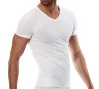 Set da 6 magliette in cotone elasticizzato con collo a V, marca NOTTINGHAM.