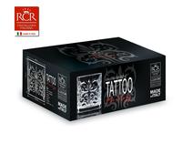 Set da 6 Pezzi bicchiere acqua cocktail Vetro Cristallo tattoo RCR