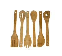 Set da 6 pezzi di Mestoli per la Cucina in Bambù 30cm