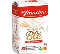 Set da 6 pezzi *** Francine Farina di grano multiuso T45 1 kg*** in formato cartone da 6 unità ***
