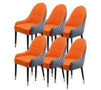 Set da 6 pezzi in pelle sintetica con rivestimento in pelle sintetica con rivestimento moderno in ge & Zement Grau Komfortable und Elegante Möbel für Ihr Zuhause