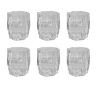 Set da 6 Porta candele e porta tealight 2 in 1-5,9 x 5,9 x 6 cm - Cereria Di Giorgio
