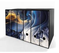 Set da 6 raccoglitori ad anelli MURALES ASTRATTO - Faldoni SHAREPRINTING (H31 con 4 anelli)