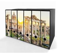 Set da 6 raccoglitori ad anelli ROMA ANTICA - Faldoni SHAREPRINTING (H34 con 2 anelli)
