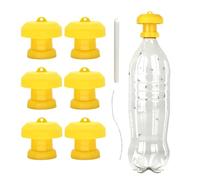 Set Da 6 Tappo Trappola per Insetti Riutilizzabile Ed Universale, Trappola Cimici, Vespe, Mosche, Trappola Vespe Ed Insetti Piccoli Ideale per Piante, Giardini, Terrazzi, Terreni
