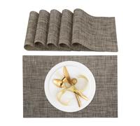 Set da 6 tovagliette americane 45x30 cm Tappetini per tavolo Multicolore
