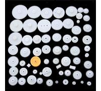 Set Da 64 Pezzi Assortiti Albero In Plastica Singola Doppia Ingranaggi A