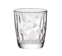 Set da 6pz BICCHIERE trasparenti ACQUA 30 IAMANTATI linea Bormioli Diamond