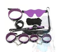 Set da 7 pezzi di cinghie multifunzionali per yoga e fitness, set di cinghie di supporto per mani e gambe, cinghie per allenamento di forza e stretching del core