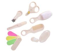 Set da 7 pezzi per la cura e la salute dei neonati e dei neonati, con spazzola ergonomica, pettine, spazzolino da denti, strumenti ergonomici per bambini
