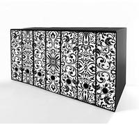 Set da 7 raccoglitori ad anelli DAMASCO - Faldoni SHAREPRINTING (H34 con 2 anelli)