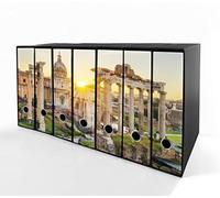 Set da 7 raccoglitori ad anelli ROMA ANTICA - Faldoni SHAREPRINTING (H31 con 4 anelli)