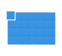 Set da 72 tappetini protettivi per pavimenti Relaxdays, blu | 30x30 cm, 2,16 m², schiuma, senza BPA