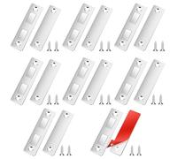 Set da 8 pezzi di chiudiporta magnetici, magneti per porte scorrevoli ultrasottili, calamita adesiva, serrature magnetiche per porte a chiusura forte con viti, adatte per cassetti, porte scorrevoli