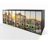 Set da 9 raccoglitori ad anelli ROMA ANTICA - Faldoni SHAREPRINTING (H34 con 4 anelli)