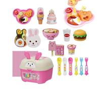 Set da Alimentazione Giocattolo | Set Gioco Educativo Cibo Immaginario | Giocattoli per Festa del Tè della Principessa - per Bambine Regalo Compleanno Casa Scuola Materna Asilo