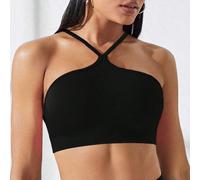 Set da allenamento da donna composto da maglietta sportiva/canotta con schiena a racer, con busto sagomato, alla moda e versatile L,M,SColore unicoTessuto