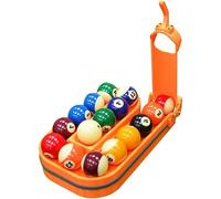 Set Da Allenamento Per Biliardo Di Precisione, Posizionatore Di Biglie Da Biliardo Stampato In 3d, Set Da Allenamento Per Biliardo E Snooker, Tiene 15 Biglie, Posizionatore Automatico A 5 Punt Orange