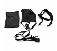 Set da Allenamento Professionale per Paracadute da Nuoto, Set di Cinture per Allenamento di Resistenza Al Nuoto Sicuro, per Nuoto, Sport Acquatici (BLACK)
