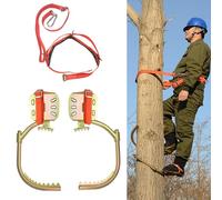 Set da arrampicata portatile con punte e imbracatura per pali e alberi, set da arrampicata per pali di potenza, pedale da arrampicata per situazioni di sopravvivenza nella giungla, capacità di carico