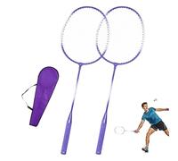 Set da badminton - Famiglia per il libero, per adolescenti, set per sport giovanili, lanciatori di corse in classe professionale, struttura leggera in fibra di carbonio con rete Premium Grip