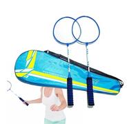 Set da badminton - Set di ricambio per racchette da badminton leggere per 2 giocatori,Racchette elastiche e antiscivolo, attrezzatura da per spiaggia, giardino, gioco in famiglia