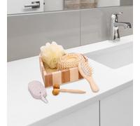 Set da bagno da 5 pezzi con accessori Lima per piedi in pietra pomice per