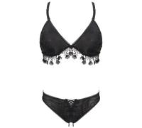 Set Da Bagno Gothico A Due Pezzi Con Frange Di Devil Fashion