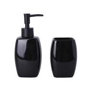 Set da Bagno Versa Nero Ceramica