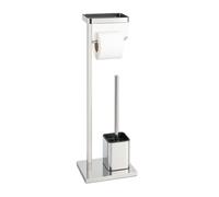 Set da bagno WC Stand con supporto e spazzola in metallo