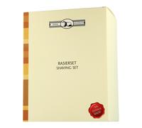Set da barba Golddachs set da barba in legno di rosa con punte in argento da ...