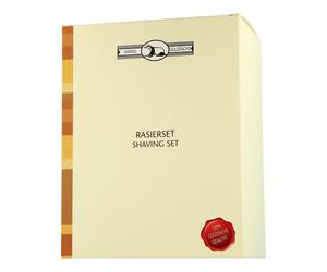 Set da barba Golddachs set da barba in legno di rosa con punte in argento da ...