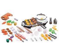 Set da barbecue per bambini con accessori, luci e suoni (69 pezzi)